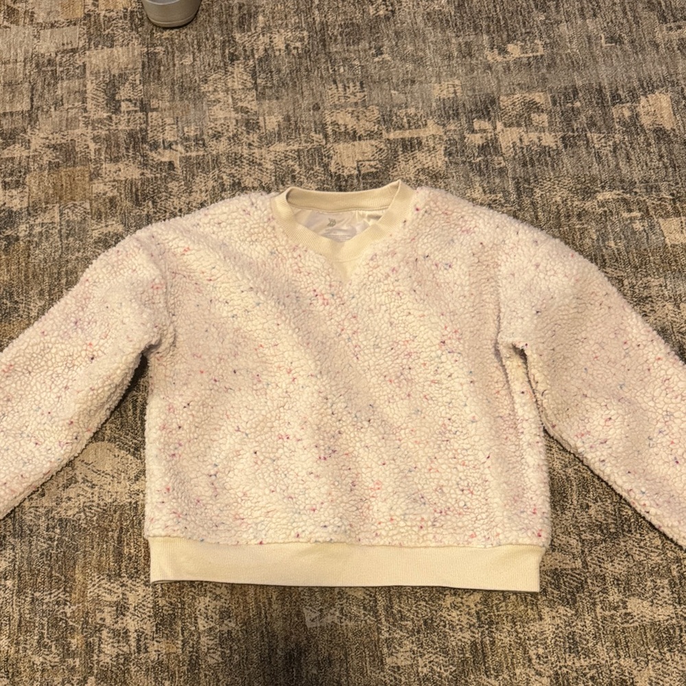 All in Motion Textured Cream Sweater